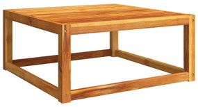 Tavolo da giardino 65x65x29 cm in legno massello di acacia