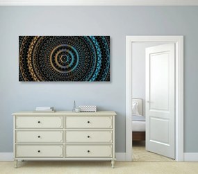 Stampa su tela – Mandala con motivo solare