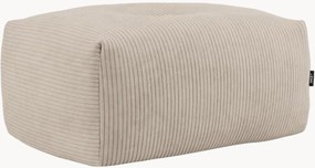 Poggiapiedi in velluto a coste Soft