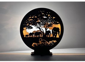 Li-Go 23610/DUB2 - Lampada decorativa da tavolo dimmerabile a LED LED/12W/230V 20x22 cm rovere