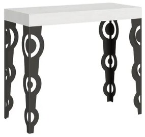 Consolle allungabile 90x40/196 cm KARAMAY SMALL Bianco