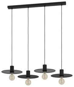 Eglo 43732 - Lampadario a sospensione con filo IKESTON 4xE27/40W/230V