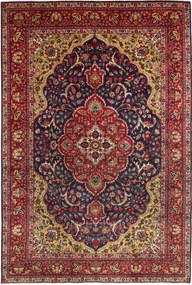 Tabriz Tappeto persiano 290x200 Blu (Iran) Annodato A Mano