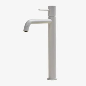 Rubinetto Lavabo Orveta In Ottone Bianco & ↑30 Cm - Sklum