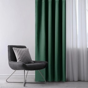 Tenda termoisolante/parzialmente oscurante verde scuro 140x270 cm Kierra – Restilo