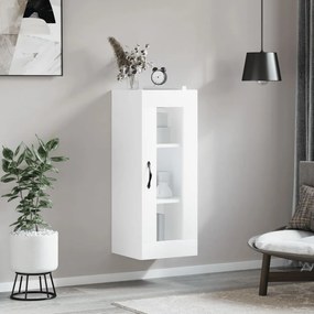 Mobile A Parete Bianco 34,5x34x90 Cm /