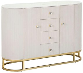 Mobile Crema Montpellier 120x40x85 cm con Design Elegante e Funzionalità Superiore