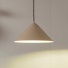 Lampada a sospensione Clarine Lindby, dimmerabile, Crema / Ambra, Soggiorno / Sala da pranzo, Metallo, Moderno, Lampada a sospensione