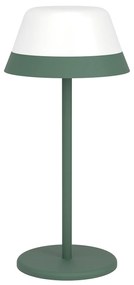 Lampade Da Tavolo Esterno Moderna Meggiano Policarbonato Verde E Bianco Led