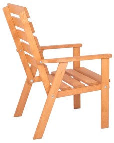 Set da pranzo da giardino in legno massiccio per 4 persone Sylva - Rojaplast