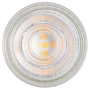 Set van 5 GU10 50mm LED lampen helder 3W 250 lm 2200K