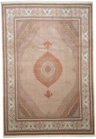 Tabriz Tappeto 250x360 Beige (Iran) Annodato A Mano