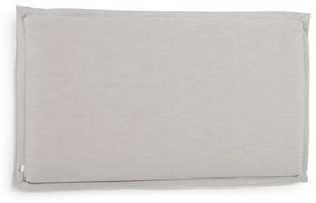 Kave Home - Testiera sfoderabile Tanit in lino grigio per letto da 200 cm