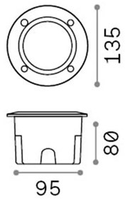 Lampada Da Incasso Moderna Avenue Materie Plastiche Nere 1 Luce Gx53 W 4000K