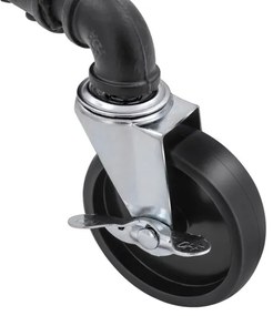 Appendiabiti da terra mobile LINEA, nero