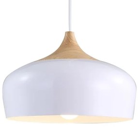 Lampada da soffitto pensile singola Bari Bianco