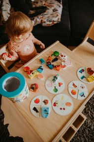 Vilac - Tocca e trova, gioco in legno - Fattoria