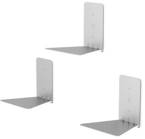 Mensole in metallo color argento in set di 3 pezzi 14 cm Conceal - Umbra