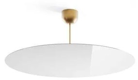 Luceplan - Millimetro Plafoniera H33 Ø85 Brass/Mirror Luceplan