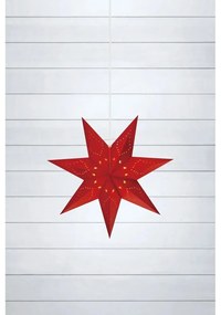 Decorazione luminosa natalizia rossa da appendere Saturnus - Markslöjd