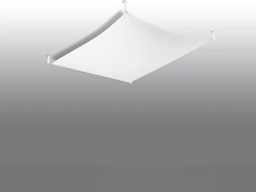 Lampada da Soffitto in Tessuto 2xG13 85W LUNA 1 Bianca