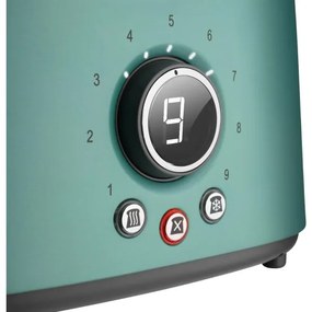 Sencor - Tostapane a due fessure con griglia riscaldante 1000W/230V verde menta