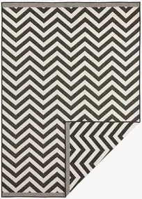 Tappeto reversibile da interno-esterno con motivo zigzag Palma