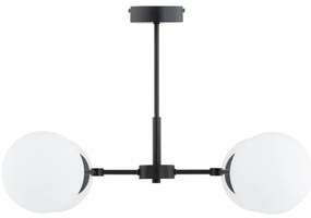 Lampadario a sospensione con supporto rigido FOTON 4xE14/10W/230V nero