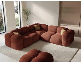 Divano angolare color mattone Loretto – Cosmopolitan Design