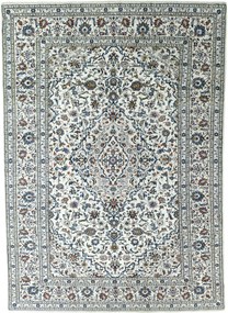 Kashan Tappeto 350x250 Beige (Iran) Annodato A Mano