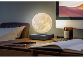 Lampada da tavolo nera (altezza totale 14 cm) Moon – Gingko