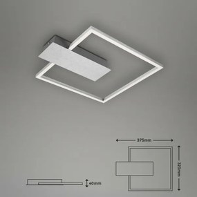 Briloner 3544-018 - Plafoniera LED dimmerabile NICO LED/12W/230V cromo