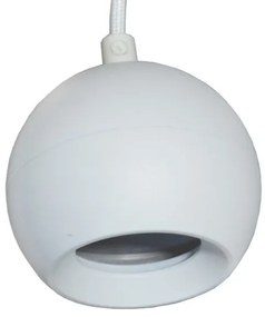 Lampadario a sospensione con filo COLM 3xGU10/30W/230V bianco