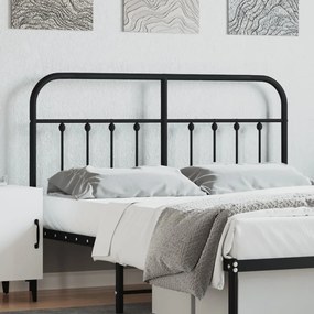 Testiera İn Metallo Nero 150 Cm /