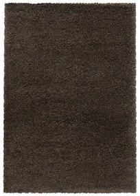 Tappeto marrone scuro 60x110 cm Fluffy - Ayyildiz Carpets