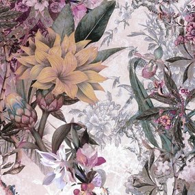 Carta da parati Paradise  grigio / argento, 53 cm x 10.05 m