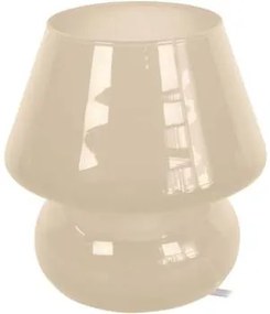 Tosel  Lampade d’ufficio lampada da comodino tondo vetro beige  Tosel