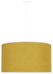 Duolla - Lampadario a sospensione con filo BRISTOL 1xE27/15W/230V diametro 45 cm giallo/bianco