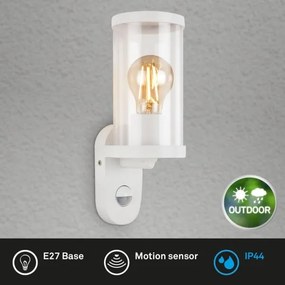 Briloner 3628-016 - Applique da esterno 1xE27/12W/230V IP44 bianco