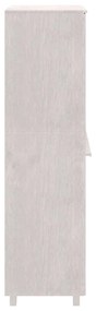 Armadio hamar bianco 89x50x180 cm in legno massello di pino