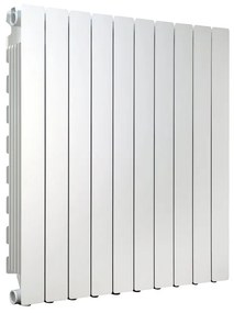 Radiatore acqua calda PRODIGE MODERN in alluminio, 10 elementi, interasse 800 mm, bianco