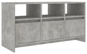 Mobile Porta TV Grigio Cemento 102x37,5x52,5 cm in Truciolato