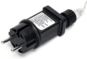 Aigostar - Catena LED natalizia da esterno 50xLED/8 funzioni 8m IP44 bianco freddo