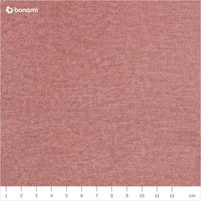 Divano letto in velluto rosa Luca - Milo Casa