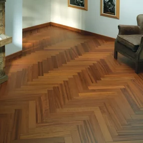 Parquet massello forte spina italiana e striscia di parquet S in jatoba grezzo elegance sp. 10/10 mm 1.89 m²