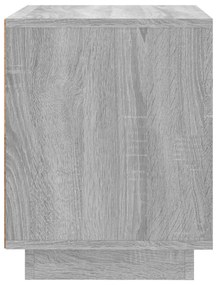 Comodini 2 pz Grigio Sonoma 44x35x45 cm in Legno Multistrato