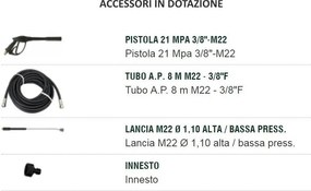 Idropulitrice ad acqua calda motore a induzione 2300w (rio 1108)