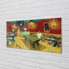 Quadro acrilico Night Art Cafe 100x50 cm