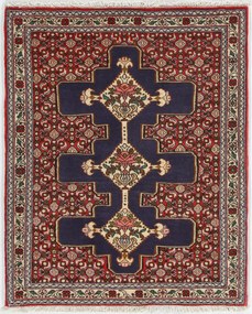 Senneh Tappeto 100x70 (Iran) Annodato A Mano