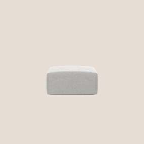 Nettuno modulo pouf in morbido tessuto bouclè T07